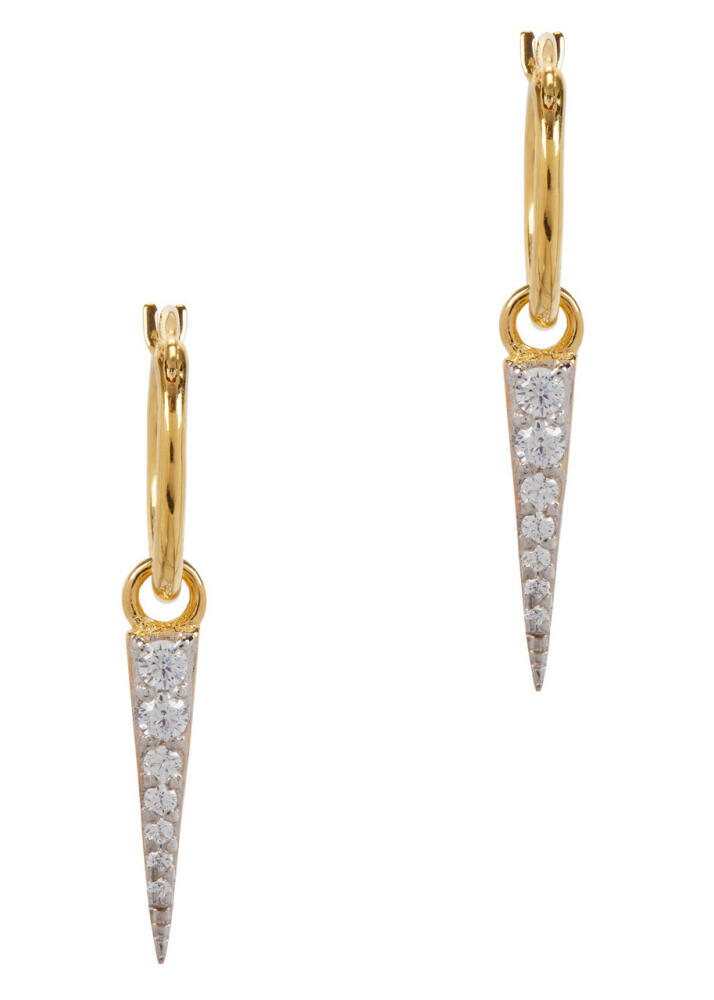 Missoma Mini Dagger 18ct Gold-plated Earrings Cover