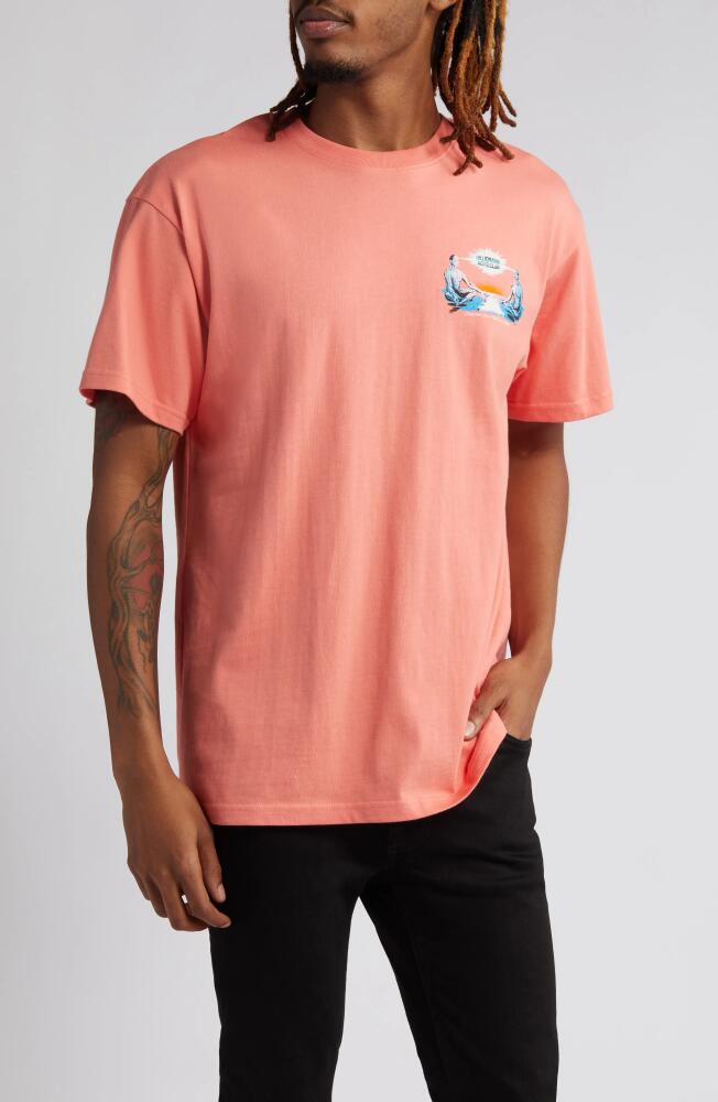 Billionaire Boys Club Mind Melt Graphic T-Shirt in Porcelain Rose Cover