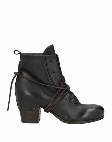 Elena Iachi Woman Ankle boots Black Leather Cover