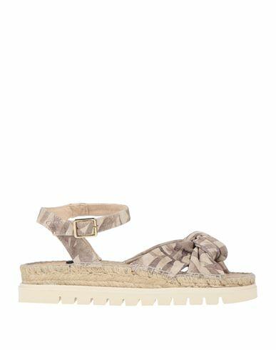 Gaimo Woman Espadrilles Khaki Soft Leather Cover