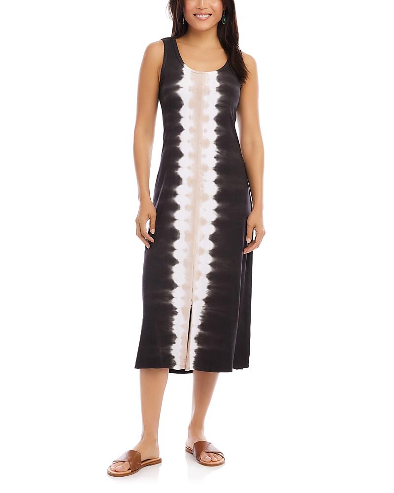 Karen Kane Tie Dyed Front Slit Midi Dress Cover