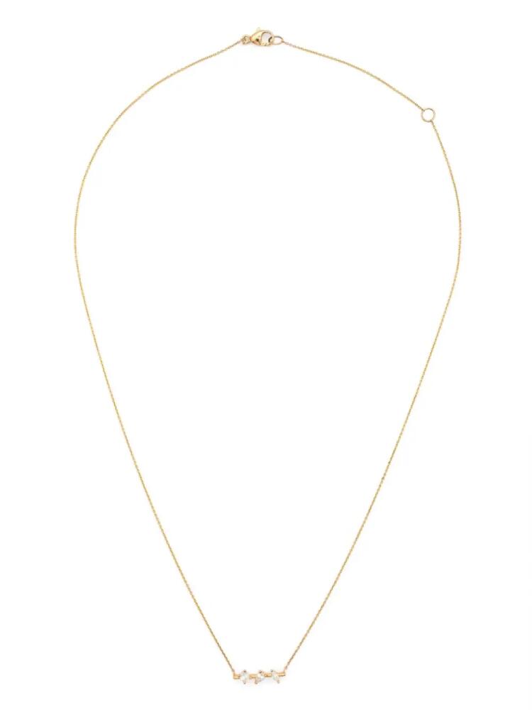 Dana Rebecca Designs 14kt yellow gold Alexa Jordyn diamond necklace Cover