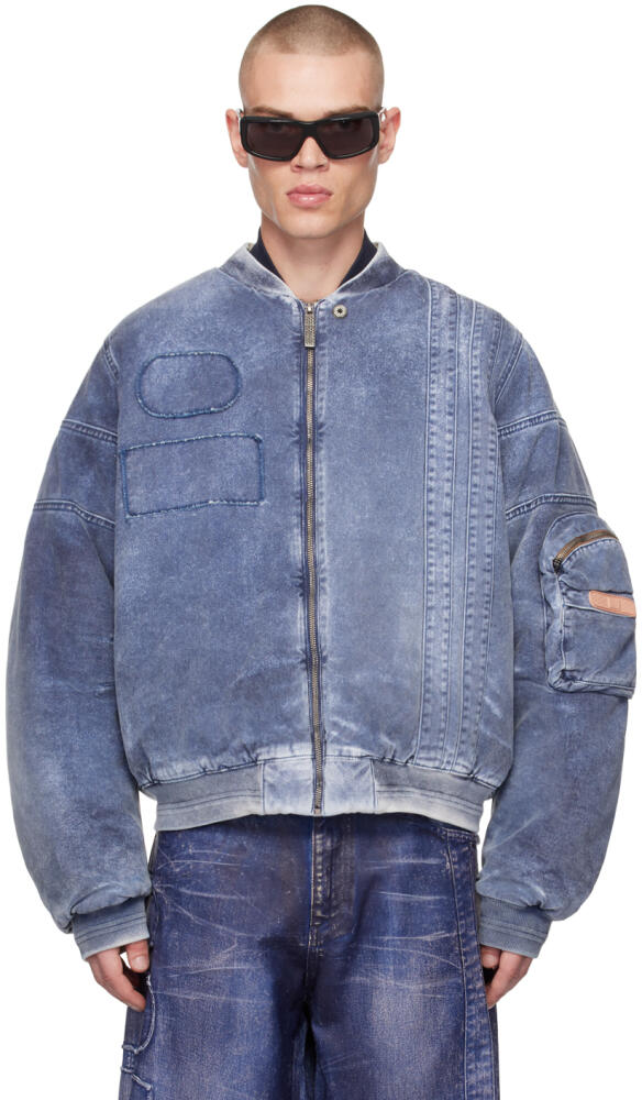 PDF Blue Rayan Bomber Jacket Cover