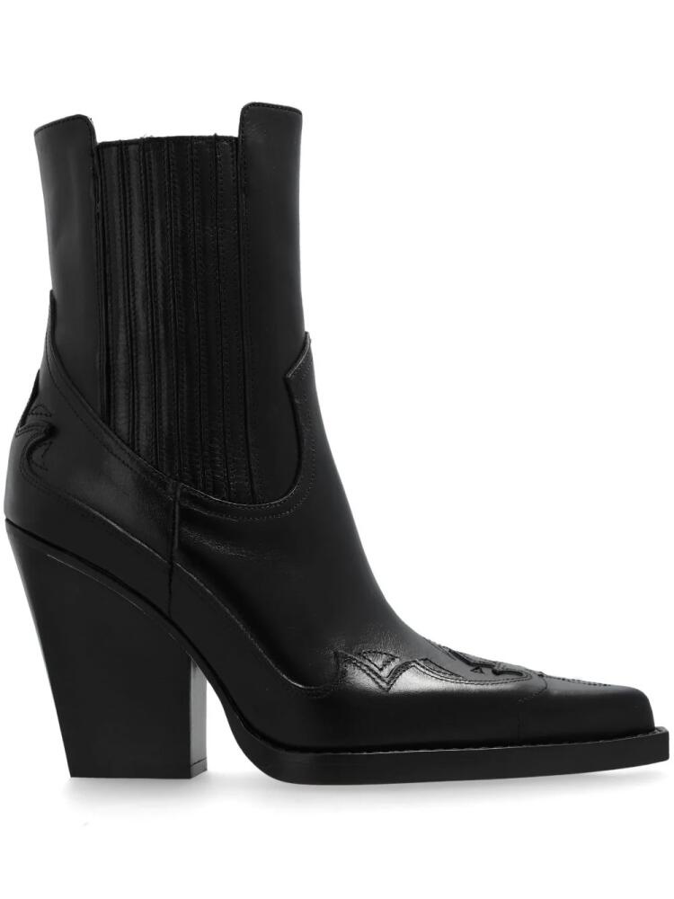 Paris Texas 110mm Dallas ankle boots - Black Cover