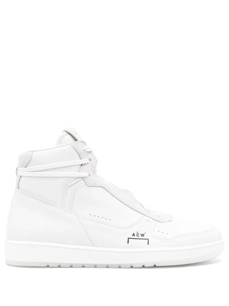 A-COLD-WALL* Luol high-top leather sneakers - White Cover