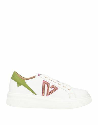 Emanuélle Vee Woman Sneakers White Leather Cover