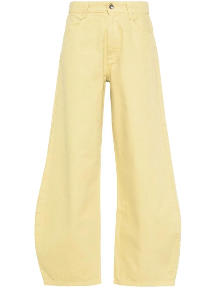 Henrik Vibskov Pipette straight jeans - Yellow Cover