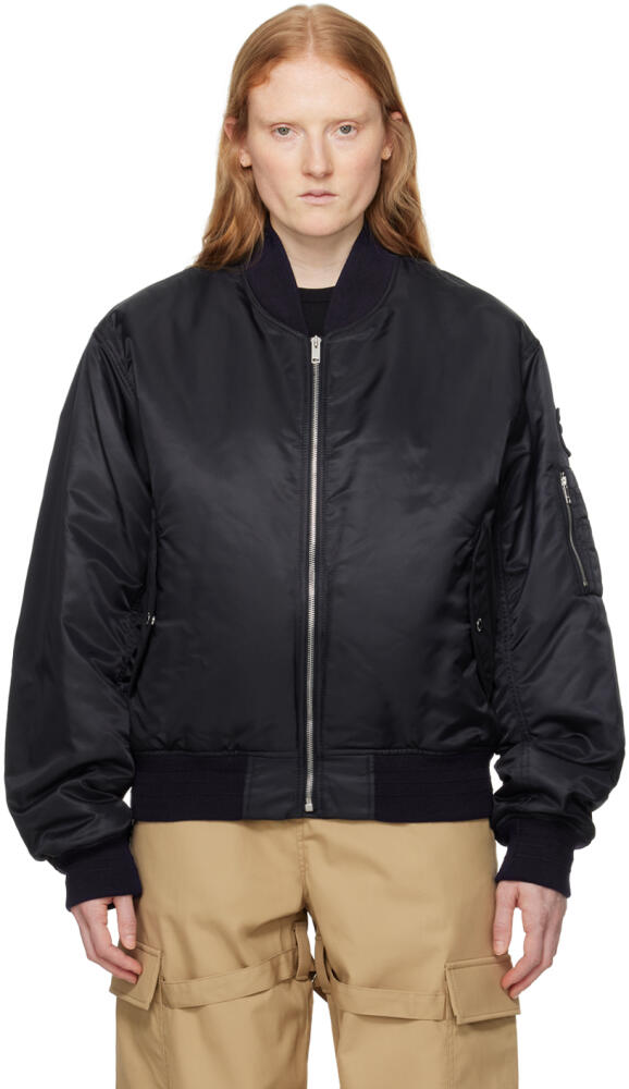 AMBUSH Black Patch Bomber Jacket Cover