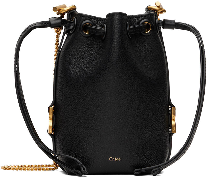 Chloé Black Micro Marcie Bucket Bag Cover