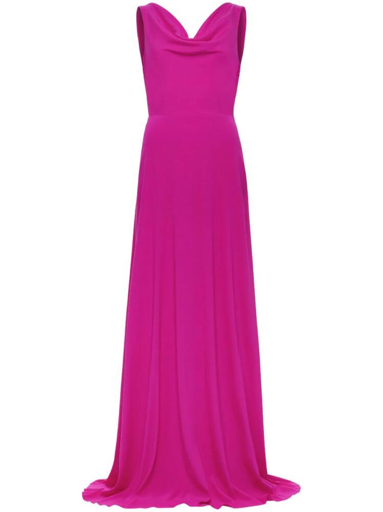 AZEEZA Saunder charmeuse gown - Pink Cover