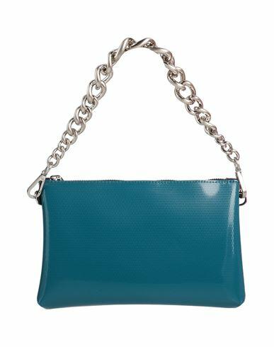 Gum Design Woman Handbag Deep jade Recycled PVC Cover