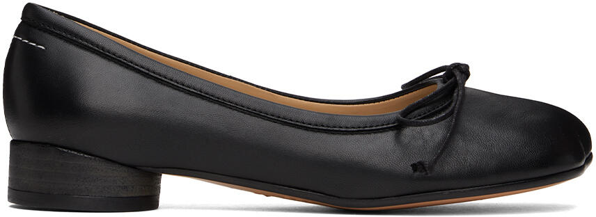 MM6 Maison Margiela Black Anatomic Ballerina Flats Cover