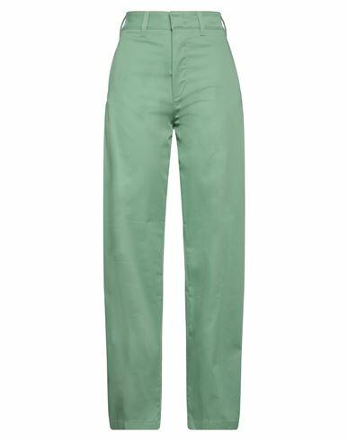 Department 5 Woman Pants Green Cotton, Elastane Cover