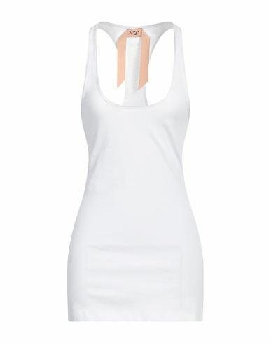 N°21 Woman Tank top White Cotton Cover