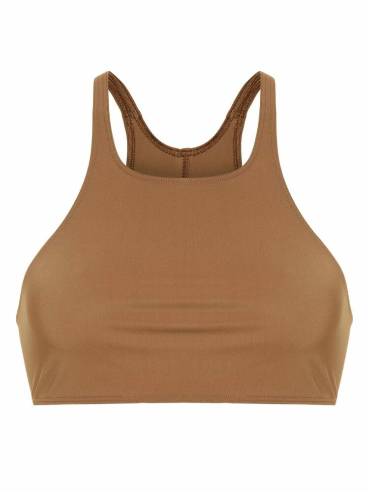 Rick Owens halterneck bikini top - Brown Cover