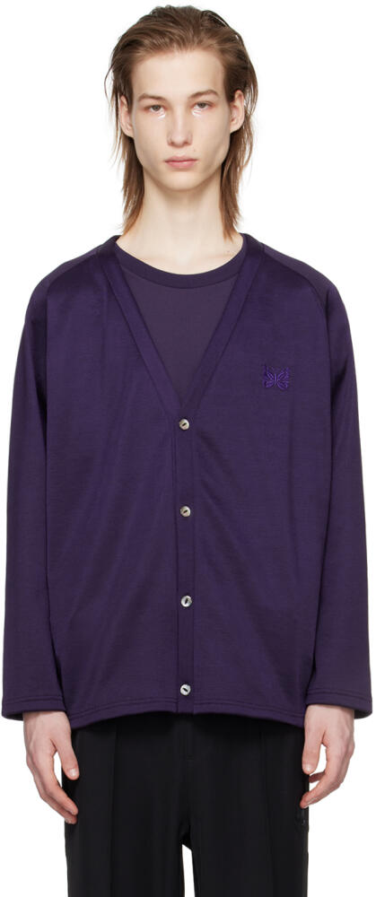 NEEDLES Purple Buttoned Cardigan Cover