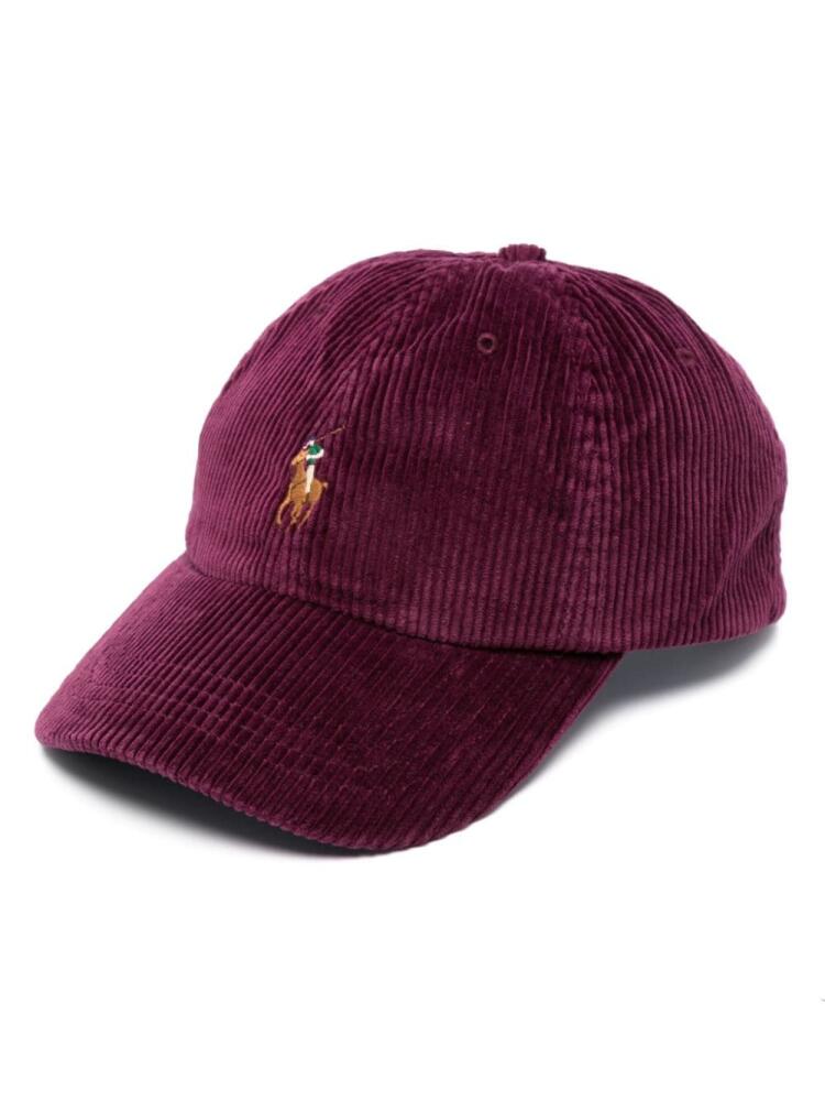 Polo Ralph Lauren Polo Pony corduroy cotton cap - Red Cover