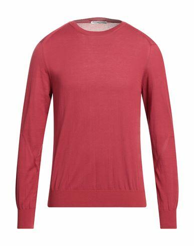 Grey Daniele Alessandrini Man Sweater Brick red Cotton Cover