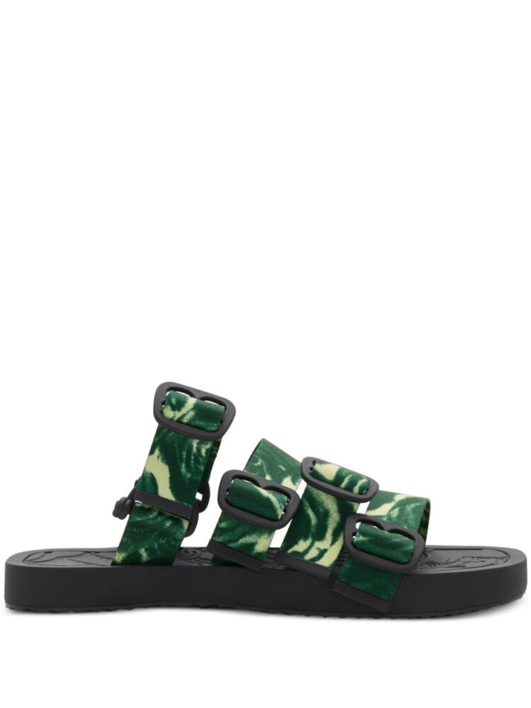 Burberry Rose nylon strap sandals - Green Cover