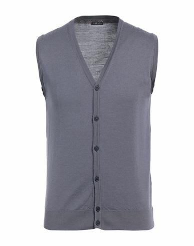 Retois Man Cardigan Grey Merino Wool Cover