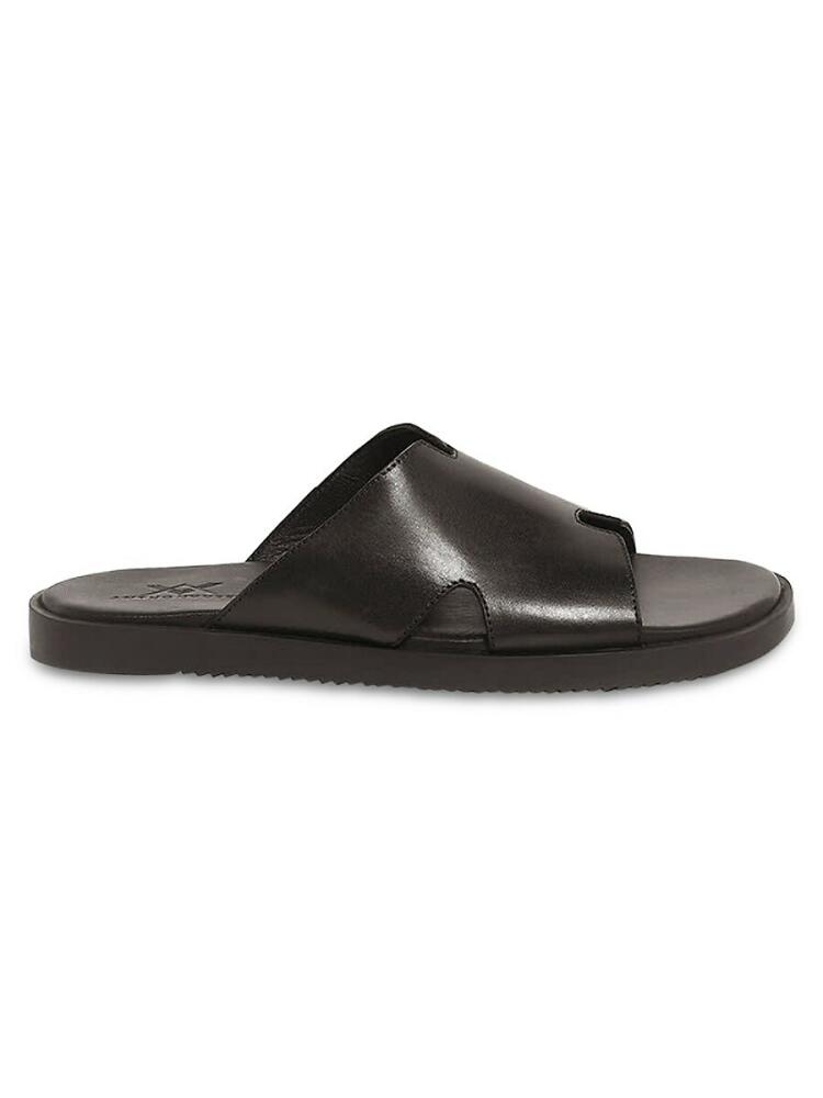 Anthony Veer Men's Marrakesh Leather Slides - Black Cover