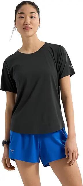 Arc'teryx Norvan Crew Short Sleeve (Black) Women's Clothing Cover