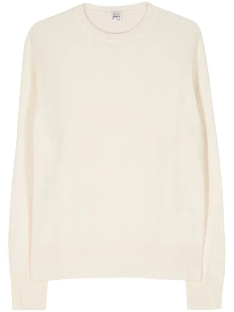 TOTEME crew-neck cashmere jumper - Neutrals Cover