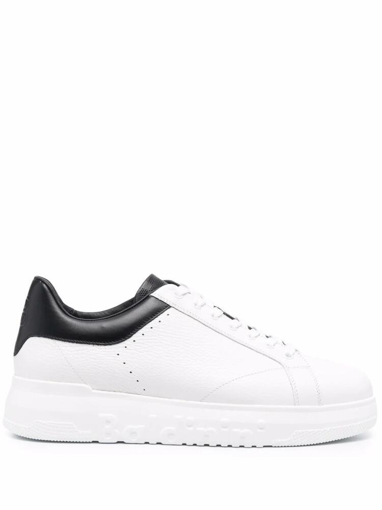 Baldinini Blubber low-top leather sneakers - White Cover