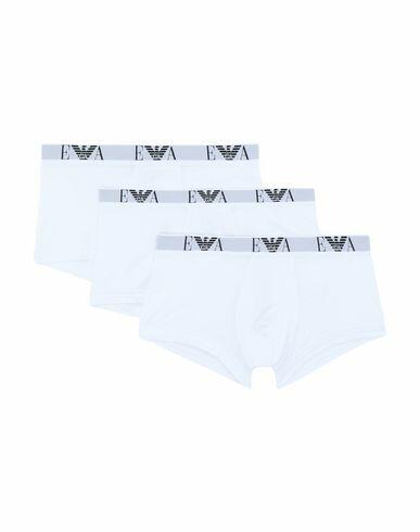 Emporio Armani Underwear Set Man Boxer White Cotton, Elastane Cover