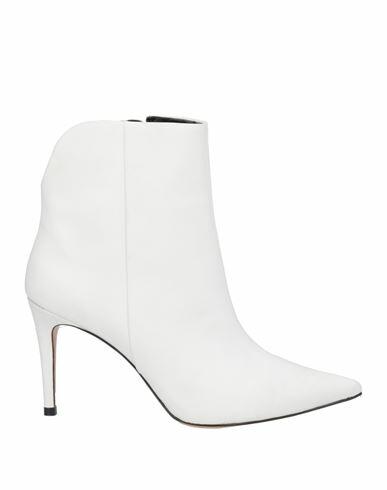 Carrano Woman Ankle boots White Soft Leather Cover