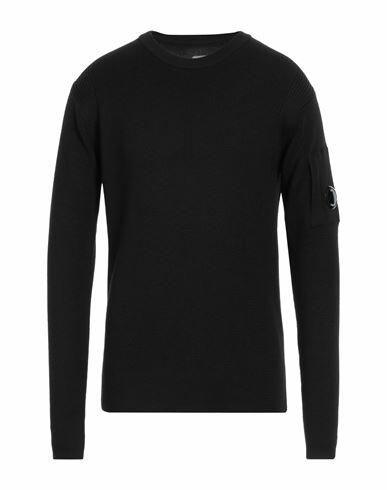 C. p. Company Man Sweater Black Wool, Acrylic Cover