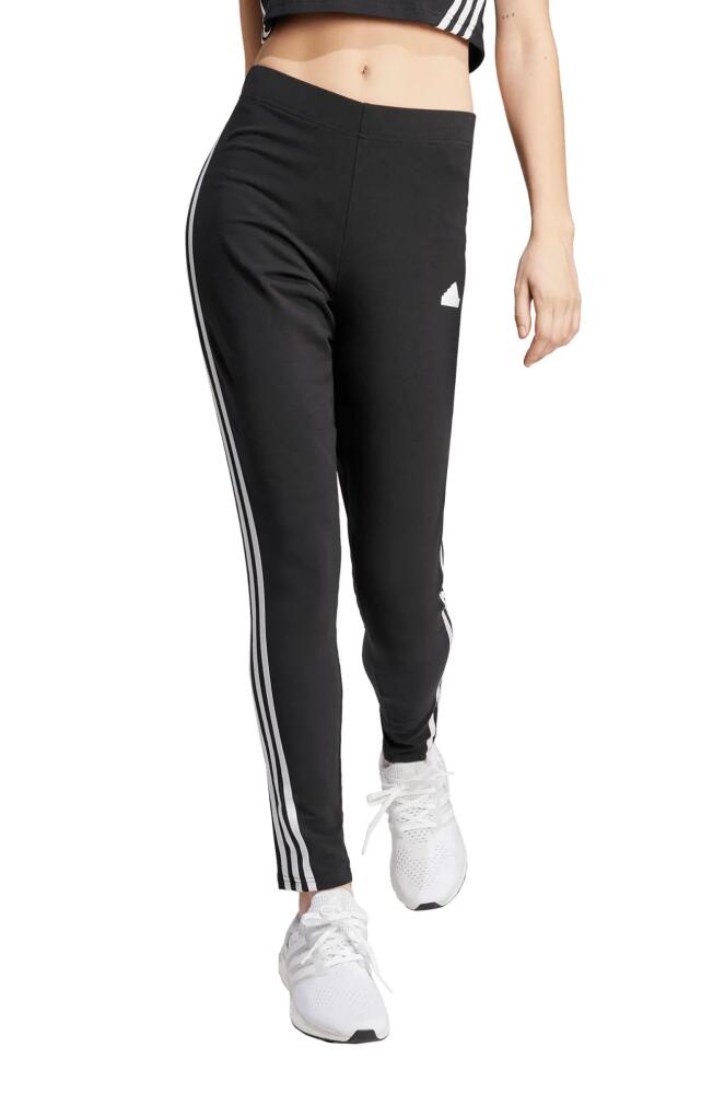 adidas Future Icons 3-Stripes Leggings in Black Cover