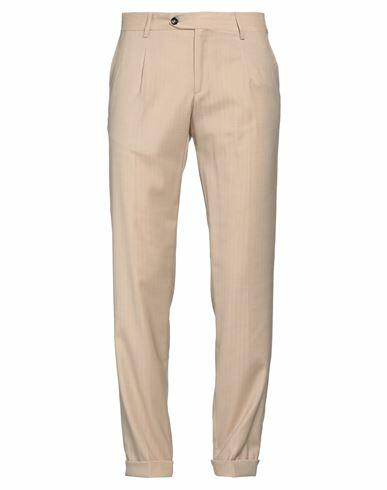 Betwoin Man Pants Beige Polyester, Viscose, Elastane Cover