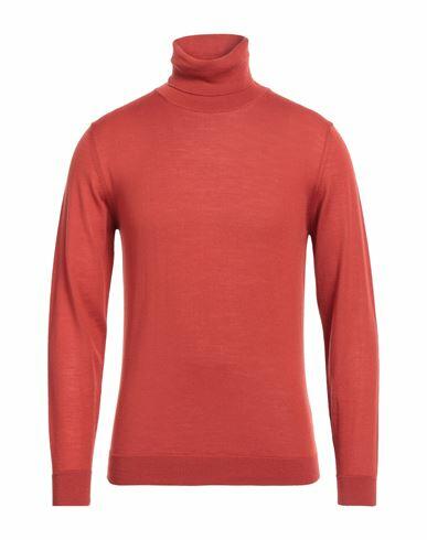 Bellwood Man Turtleneck Rust Virgin Wool Cover