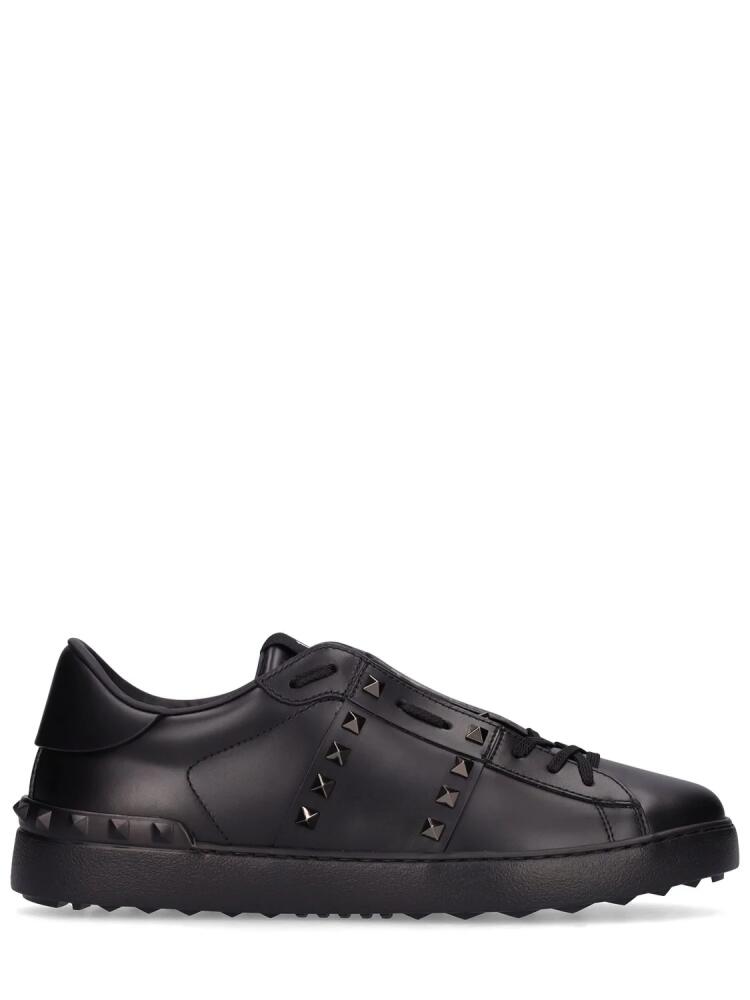 VALENTINO GARAVANI Open Rutenio Studs Leather Sneakers Cover