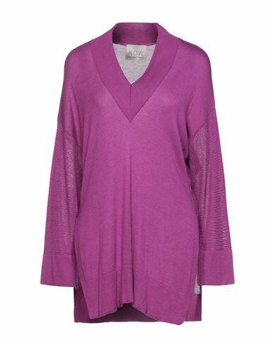 N. o.w. Andrea Rosati Cashmere Woman Sweater Mauve Viscose, Polyamide, Cashmere Cover