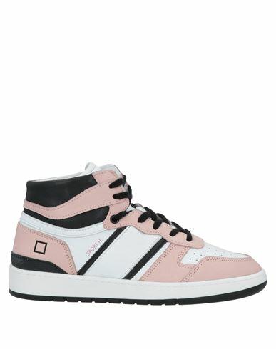 D. a.t. e. Woman Sneakers White Calfskin Cover