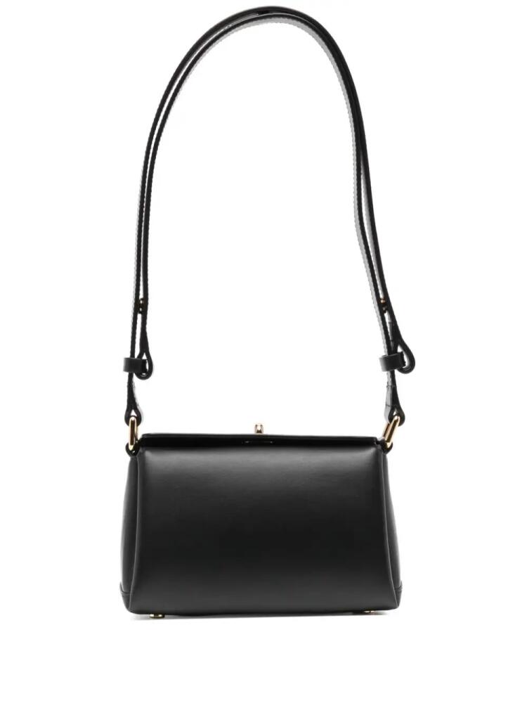 Plan C mini Folded leather shoulder bag - Black Cover