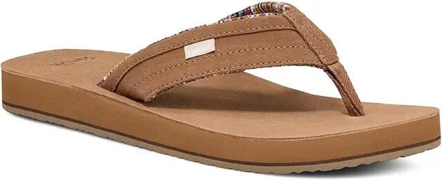 Sanuk Ziggy ST Suede (Dark Tan) Men's Shoes Cover