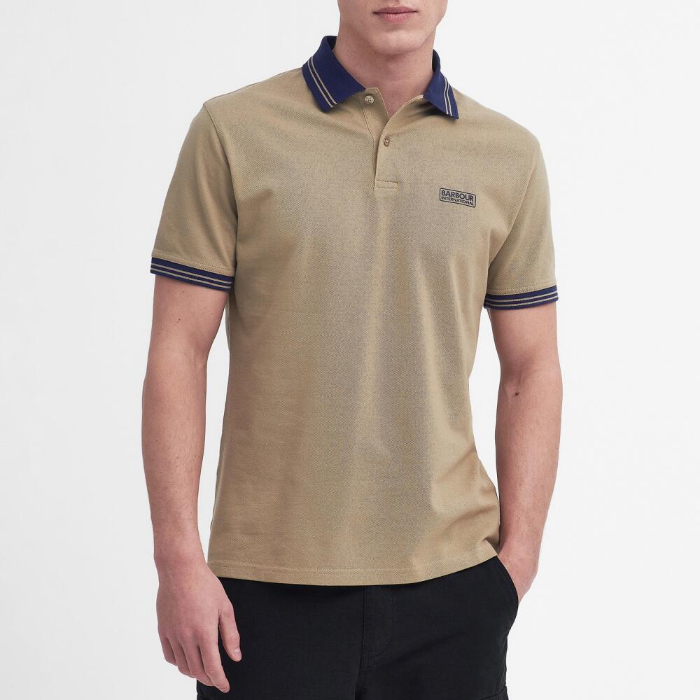 Barbour International Tracker Cotton-Piqué Polo Shirt Cover