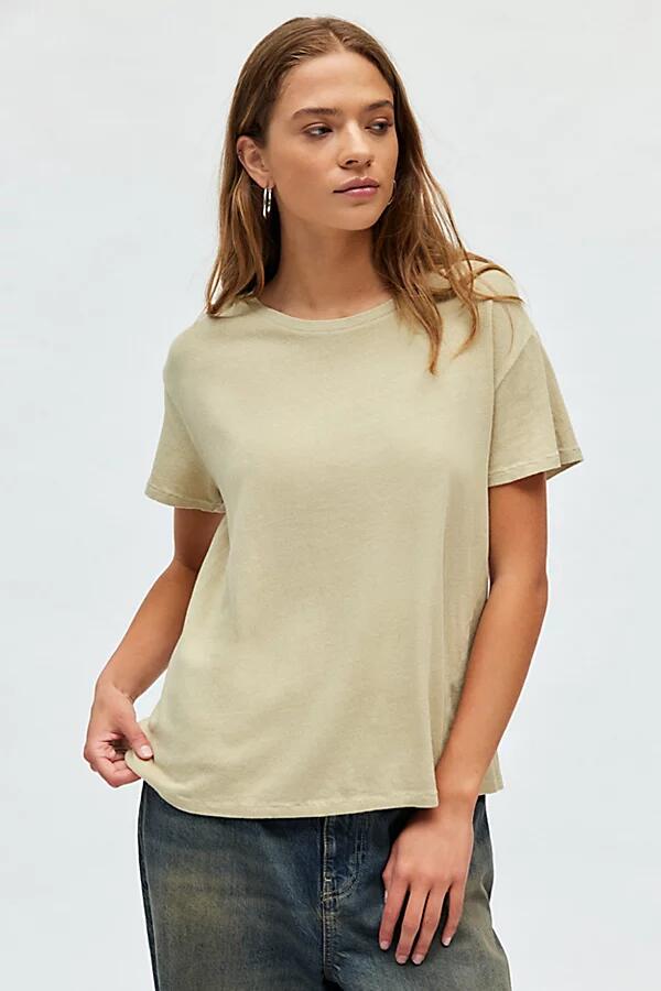 BDG Oversized Tee in Pale Olive Cover