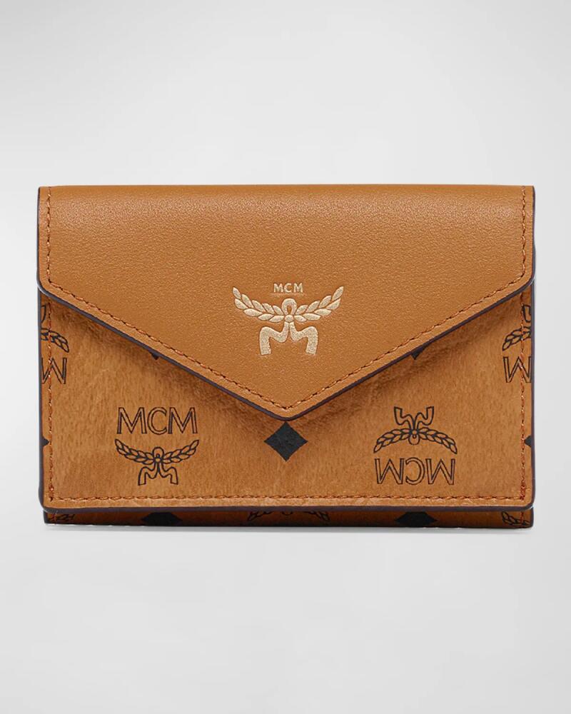 MCM Aren Small Visetos Monogram Wallet Cover