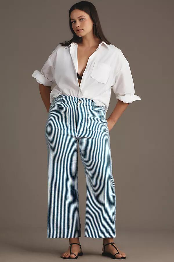 The Colette Cropped Wide-Leg Pants by Maeve: Linen Edition Cover