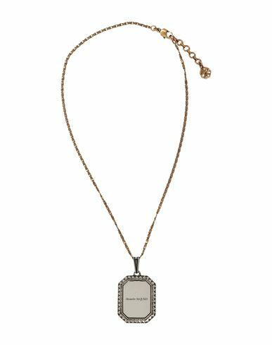 Alexander Mcqueen Woman Necklace Gold Metal Cover