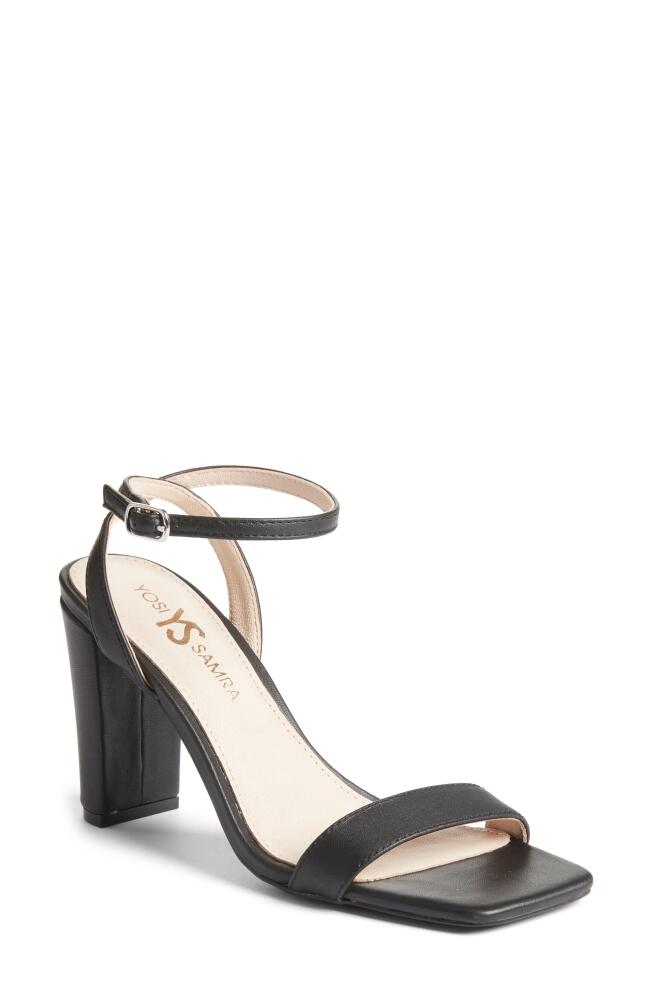 Yosi Samra Hailey Ankle Strap Sandal in Black Cover