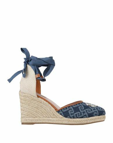 Liu •jo Woman Espadrilles Blue Textile fibers Cover