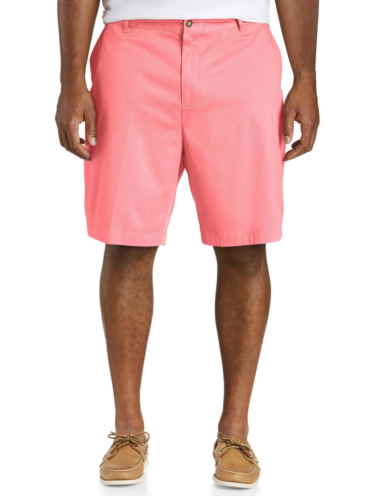 Nautica Deck Stretch Shorts in Coral Cover