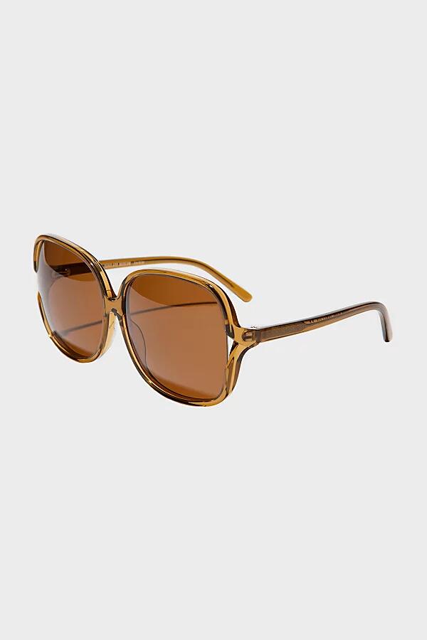 Sunglass Museum Jackie Polarized Boho Sunglasses in Amber/Brown Cover