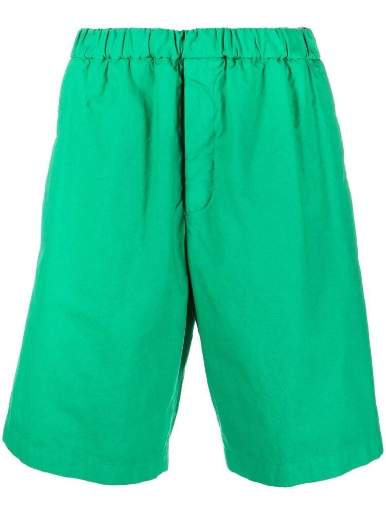 Jil Sander elasticated knee-length shorts - Green Cover