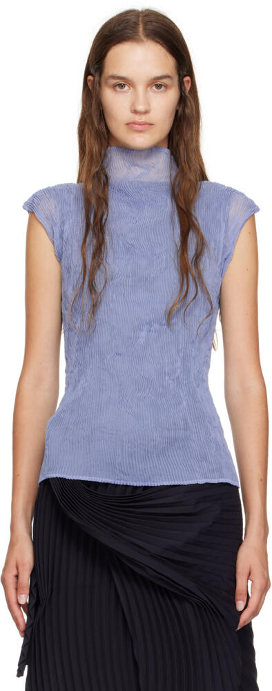 ISSEY MIYAKE Purple Twist 1 Tank Top Cover